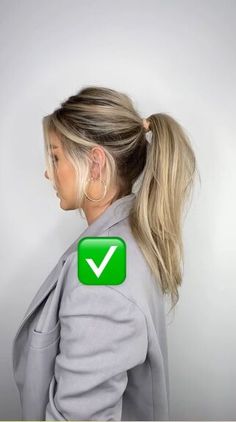 Ponytails For Fine Hair, Ponytail Hairstyles Fine Hair, How To Tie A Ponytail, Business Ponytail Hairstyles, Ponytail For Fine Straight Hair, How To Do A Ponytail With Volume, Women Ponytail Hairstyles, Pony Tailed Hair, Ponytail Hacks For Short Hair