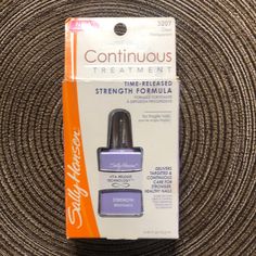 Sally Hansen Continuous Treatment Strength Formula 3207 Clear .45 Oz Pm26 Professional Acrylic Nail Kit, Nontoxic Nail Polish, Nail Stamp Kit, Sinful Colors Nail Polish, Curved Nails, Chrome Nail Powder, Electric Nail File, London Nails, Acrylic Nail Kit