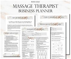 Client Intake Form, Prenatal Massage