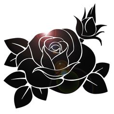 PRICES MAY VARY. Title: Wall Stickers Vinyl Decal Black Rose Flower Decor for Bedroom (ig174). Product Type: Categories > Paint, Wall Treatments & Supplies > Wall Stickers & Murals Rosas Vector, Illustration Rose, Black And White Silhouette, Rose Stencil, Black Rose Flower, Idee Cricut, Silhouette Template, Rose Illustration, Pumpkin Carvings Stencils