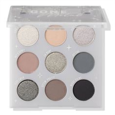 ColourPop’s 9-pan Pressed Powder Palettes feature a mix of matte and metallic finishes. Create any look from soft glam to sultry eyes with super pigmented shades that apply smoothly and blend like a dream. Tip: Apply with your favorite shadow brushes. Flat and firmer brushes will give the most color payoff. Fluffier brushes are great for blending. Use a small angled brush to line the eyes. Sultry Eyes, Monolid Eyes, Monolid Makeup, Beginner Eyeshadow, Wedding Makeup Tutorial, Peach Palette, Bridal Eye Makeup, True Winter, Face Products