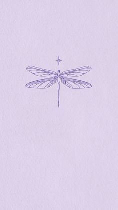 a drawing of a dragonfly sitting on top of a piece of paper