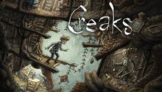 the cover art for geeks, an interactive video game about monsters and their origins