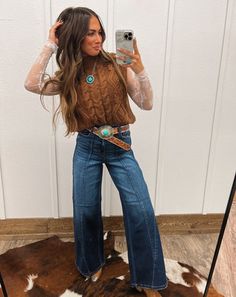 Denim & Pants – Page 4 – theFRINGEDpineapple Western Business Casual, Western Business, Nfr Outfits, Nfr Fashion, Couple Costume, Looks Country, Black Couple, Men In Black, Country Outfits