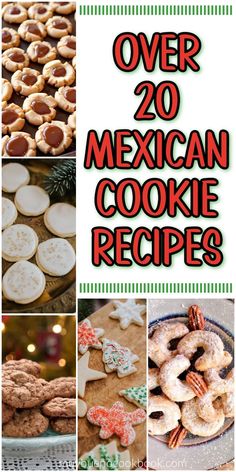 over 20 mexican cookie recipes for christmas