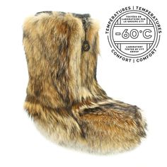 These natural coyote fur boots are a must for winter activities because of their warmth. This classic model is designed to brave the cold weather and you'll appreciate its simplicity. Stepping out in stylish winter boots has never been so easy! After the purchase, please provide your shoe size or foot length and the gender who will wear them thank you! Natural coyote fur from Quebec Real leather details With zippers Height including the sole : 12 inches Multi-layer and removable lining Anti-rust Fur Winter Boots, Stylish Winter Boots, Thermal Heat, Coyote Fur, Mink Fur Coat, Classic Boots, Winter Fun, Fur Boots, Winter Activities