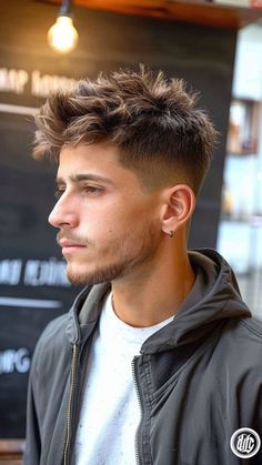 Crop Haircut, Crop Hair, Men's Short Hair