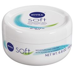 The key to soft, beautiful skin has arrived with NIVEA Soft, Refreshingly Soft Moisturizing Cream. NIVEA Soft is an all-in-one refreshing body cream, face moisturizer and hand cream that delivers long-lasting moisture and soft, supple skin. NIVEA Soft has a refreshingly light formula enriched with Jojoba Oil and Vitamin E for softer, smoother skin without that greasy feel. This fast absorbing moisturizer is perfect for all skin types. Complete your hand washing routine with NIVEA Soft cream and Nivea Soft, Oily Face, Night Moisturizer, Supple Skin