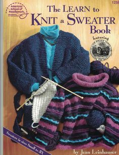 the learn to knit sweater book