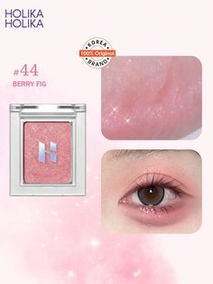 44 BERRY FIG  Collar  ABS  Eyeshadow Sets,Glitter & Shimmer Embellished   Makeup Eye Makeup Korean, Korean Eyeshadow, Makeup Korean, Powder Palette, Shimmer Makeup, Eyeshadow Set, Natural Eyeshadow, Single Eyeshadow, Korean Cosmetics