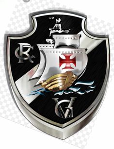 a black and silver shield with the words royal yachts on it's side