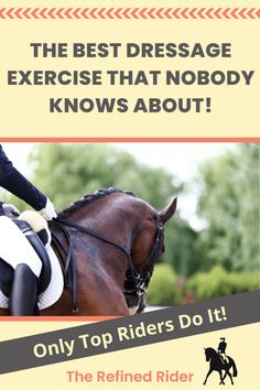 the best dressage exercise that nobody knows about only top riders do it, the reined rider