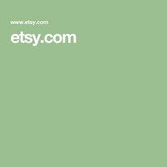 a green background with the words etsy com on it