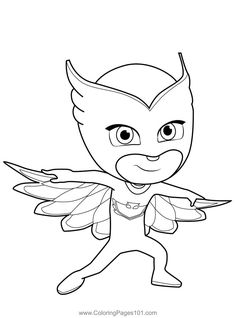 the incredible little hero girl coloring pages for kids to print out and color with her eyes wide open