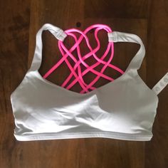 Never Worn , Lululemon Popular Free To Be Wild Bra ,Gorgeous Color Combo Grey And Pink . Size 4 , Removable Pads Bra Sizes, Lululemon Athletica, Pink Grey, Women's Intimates, Color Combos, Bra, Grey, Pink, Women Shopping