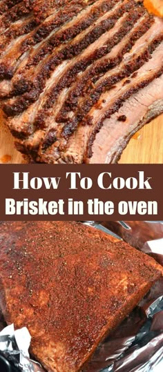 how to cook brisket in the oven