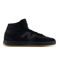 New Balance Numeric Men's 440 High V2 Black Gum Shoes Longboard Trucks, New Balance Numeric, Skate Shoe, High Shoes, Black Gums, Lace Fashion, Skate Shoes, Shoes Black, High Top