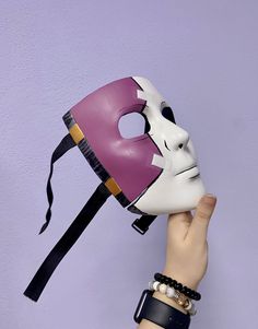 "BEST CHOICE FOR HALLOWEEN! Hello! This Mask is 3d printed, sanded and already painted. With straps and suitable for cosplay or decoration. Perfectly complements your look for party, birthdays and other holidays. Also is suitable for photoshoots and selfies. Nice gift for your friend or family member :) Before painting I should 3D print it, sand it and cover with primer. Mask is very comfortable to use, you can see well through the hollows near eyes. Sizing: ONE SIZE (7.2\"x6.2\"/18cmx15.5cm) Pr Sally Face Mask Diy, Themed Masks And Prosthetics For Cosplay Events, Themed Masks And Prosthetics For Party And Cosplay Events, Fantasy Cosplay Costume For Halloween And Conventions, Themed Masks And Prosthetics For Cosplay And Halloween, Halloween Costume Accessories For Fandom, Themed Masks And Prosthetics For Cosplay Carnival, Fandom Costume Accessories For Halloween Party, Themed Costume Mask For Cosplay Events