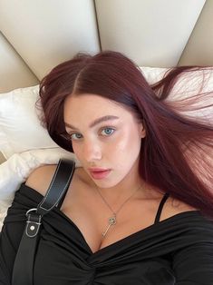 Dark Red Hair, Long Red Hair, Burgundy Hair, Summer Hair Color