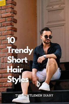 Best Short Hairstyles For Men, Men With Short Hair, The Gentlemen, Men's Short Hair, Beard Styles For Men, Professional Hairstylist, Stylish Haircuts, Short Hair Tutorial, Hairstyles For Men