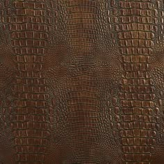 an alligator skin pattern is shown in brown