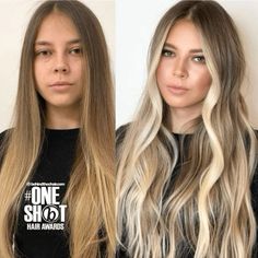 Neutral Blonde, Medium Long Hair, Shot Hair Styles, Blonde Hair With Highlights, Ombre Hair Color, Brown Hair With Highlights, Short Hair With Layers, Hair Color Trends, Medium Long