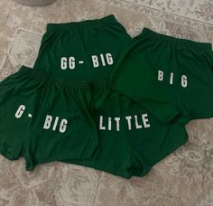 Sorority inspired shorts! Custom made! Be sure to write what color shorts, and saying you want in whatever colored letters :) Sorority Shorts, Sorority Merchandise, Sleep Shorts, Pajama Robe, Color Shorts, Sorority, Festival Season, Beauty Book, Custom Made