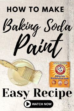 how to make baking soda paint easy recipe