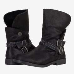 New No Box Specs In The Photos See More Boots In My Closet Casual Black Moto Boots With Buckle Closure, Blowfish Shoes, Moto Boots, Biker Boot, My Closet, Big Kids, Bootie Boots, See More, Womens Boots