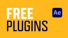 a yellow background with the words free plugins