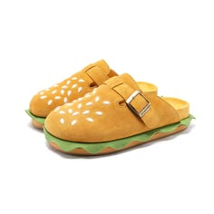 Unique Burgers, Pretty Shoes Sneakers, Fluffy Socks, Slippers For Men, Funky Shoes, Clog Slippers, Suede Mules, Shoe Inspo, Swag Shoes