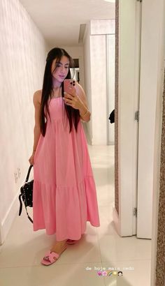 Inspiração de look Pink Evening Dress, Casual Day Outfits, Fashion Mistakes, Outfits Casuales, Modest Outfits, Look Fashion, Beach Outfit, Modest Fashion, Classy Outfits