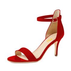 Prom Shoes Red, Dress Classy Elegant, Red Dress Shoes, Red Dress Classy, Classy Elegant Wedding, Fancy High Heels, Heel Sandals Outfit, Red High Heel Shoes, Shoes For Work