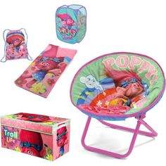 children's toys including a toy chair, play mat and storage bag