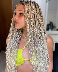 Bohemian Braided Hair, Curly Braided Hairstyles, Braids Blonde, Parting Hair, Gorgeous Braids, Dutch Braid Hairstyles, Biracial Hair, Highlights Curly Hair, Braided Hairstyles For Black Women Cornrows