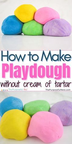 how to make playdough without cream of tartar