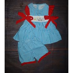 Brand New In Package Cotton/Spandex Cute Fitted Gingham Sets, Playful Gingham Sets For Spring, Plaid Cotton Playtime Set, Cute Plaid Playtime Sets, Cute Blue School Sets, Playful Blue School Sets, Playful Plaid Sets For Spring, Cute Gingham Sets For Playtime, Fitted Gingham Cotton Sets