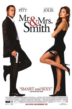 the movie poster for mr and mrs smith