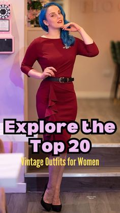 Dive into the allure of vintage fashion with our curated collection of the Top 20 Vintage Outfits for Women! Discover timeless elegance and retro-inspired styles that will transport you to a bygone era. From classic dresses to statement accessories, these outfits are a nod to the glamour of the past. Pin your favorites and bring a touch of nostalgia to your wardrobe. #VintageFashion #RetroStyle #FashionInspiration