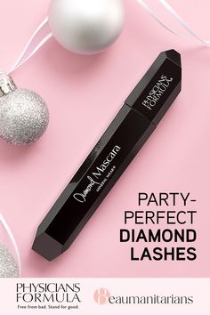 Mineral Wear® Black Diamond Mascara lengthens, lifts, and separates for a highly polished and dramatic lash look. Formulated with 100% authentic diamond dust, peptides, and and Vitamin E, this Physicians Formula mascara promotes healthier, longer-looking lashes with just one swipe. Physicians Formula Mascara, Budget Board, Clear Mascara, Christmas List 2022, Lashes And Brows, Lip Liners, Diamond Dust, Physicians Formula, Thank Me Later