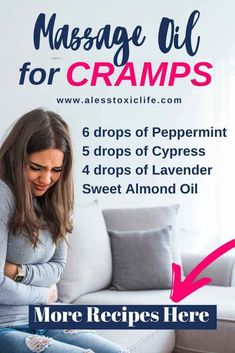 Essential Oils For Cramps, Oils For Pain Relief, Pain Relief Essential Oils, Roller Perfume, Medical Remedies, Period Relief, Cramp Relief, Period Tips