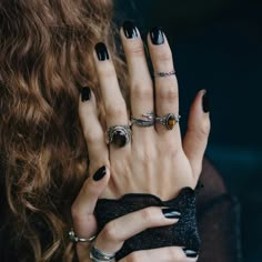 Hands With Rings, Frog Jewelry, Daisy Jones And The Six, Twenty Twenty, Daisy Jones, Nail Ring, Hippie Jewelry, Jewelry Lookbook, Gothic Jewelry