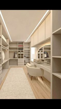 Luxurious Walking Closet, Vanity Ideas Wardrobe, Walk In Closet With Makeup Table, Small Luxury Walk In Closet, Dream Closet With Vanity, Wake In Closet Ideas, Walking Closet Aesthetic, Walk In Closet Design With Vanity, Beige Walk In Closet