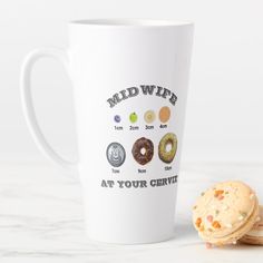 Funny Midwife "At Your Cervix" cm Measurement Latte Mug Mug