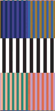 an image of multicolored stripes that are very different from each other in color