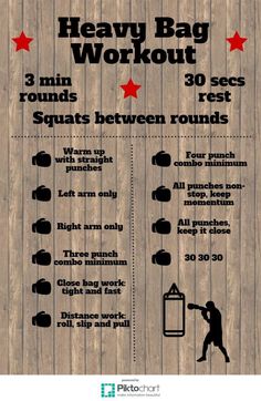 the heavy bag workout info sheet