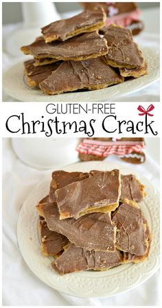 Gluten-free Christmas crack is my new go-to holiday treat because everyone adores it and it takes me minimal amount of time to make. || This Vivacious Life #glutenfree #glutenfreechristmas #glutenfreetreats #christmascrack Glutenfri Baking, Dessert Oreo, Gluten Free Holiday, Cookies Gluten Free, Desserts Vegan