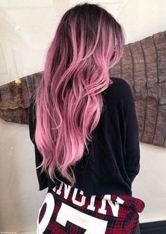 Khloe Hair, Hair Asian, Hair Color Black, Hair Color Pastel, Super Hair, Hair Color Pink, Ombre Hair Color