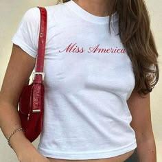 🇺🇸 Miss America Baby Tee 🇺🇸 Miss America Baby Tee | Y2K Coquette USA Americana United States of America Shirt Top 4th of July Cute Trendy Shirt Retro 90s Y2K Aesthetic | Vintage American Baby Tee, Downtown Girl Coquette Shirt | 00s Women's T-Shirt | Y2K Retro Style | Aesthetic Top | I heart Cowboys | Womens Bday Gift | Cute 2000s Tshirt | Y2K Baby Shirt | Birthday Gift for Friends, Girlfriends, Partner | Graphic print tshirt | Boho style | Y2K Aesthetic | Pinterest Aesthetic ✨ FABRIC CONTENT Decorating T Shirts, 90s Style Cotton Tops With Letter Print, 90s Inspired Fitted Tops With Letter Print, Fitted 90s Inspired Tops With Letter Print, Fitted Cotton Tops With Logo Print, 90s Inspired Letter Print Summer Tops, Y2k Text Print Tops For Summer, 90s Style Fitted Tops With Letter Print, Y2k Short Sleeve Shirt For Summer