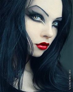 Halloween makeup Gothic Make Up, Devil Makeup, Vampire Makeup, Angel Costume, Fallen Angels